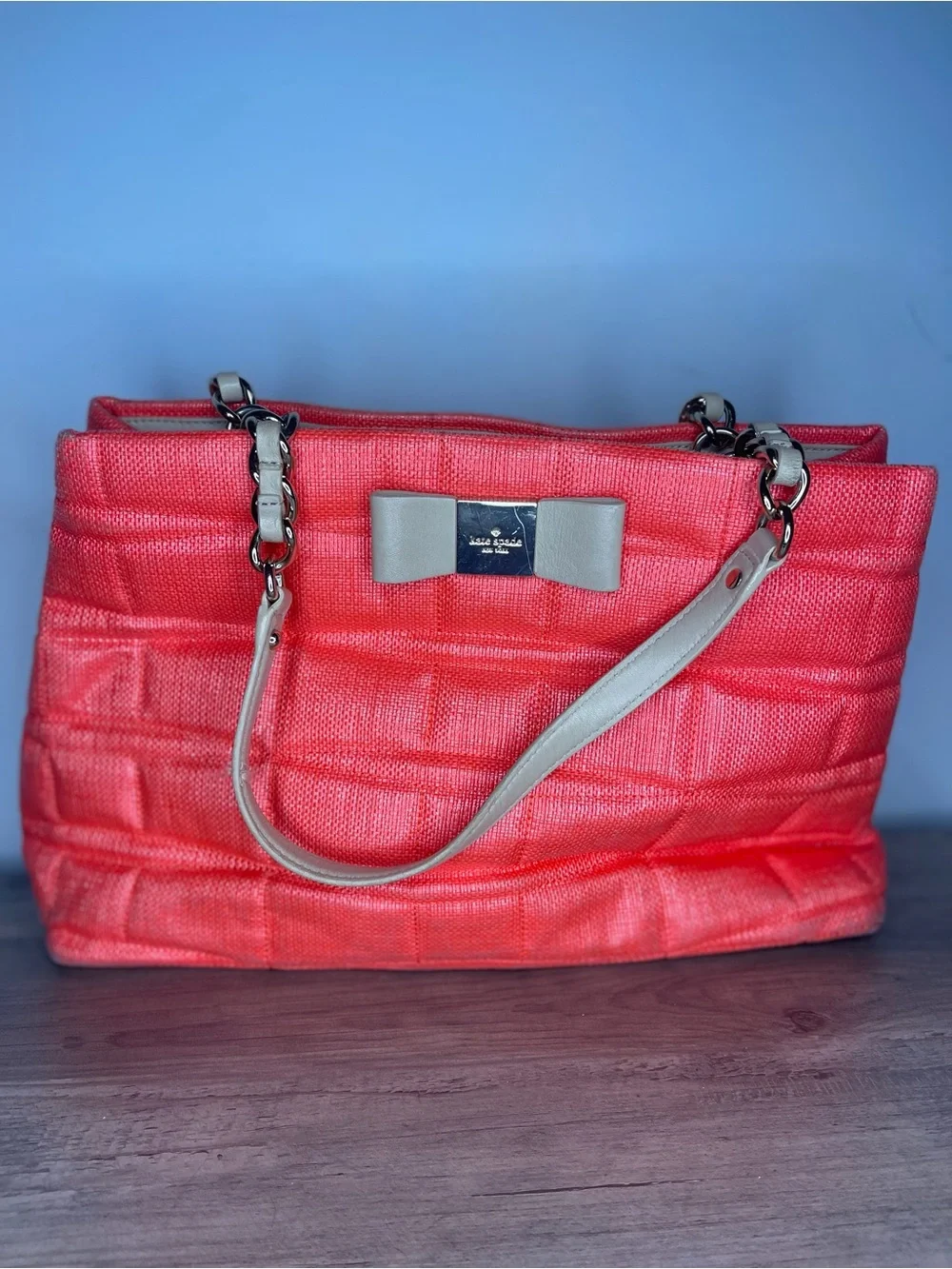 Kate spade ribbon design purse tote